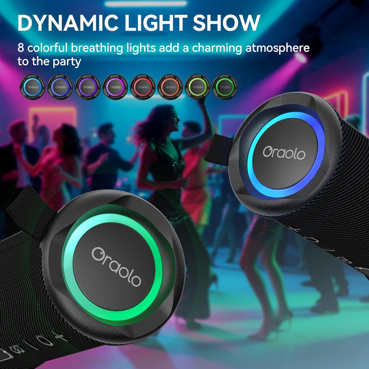 Oraolo Altavoz Bluetooth portátil, altavoces inalámbricos con sonid...