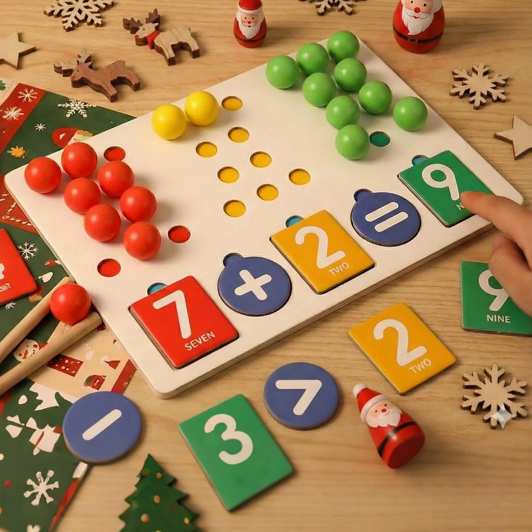 Montessori - Juguetes educativos de madera para niños