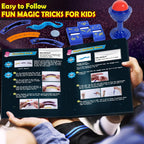 PATIFEED Kit mágico para niños con disfraz de mago, sombrero, varita