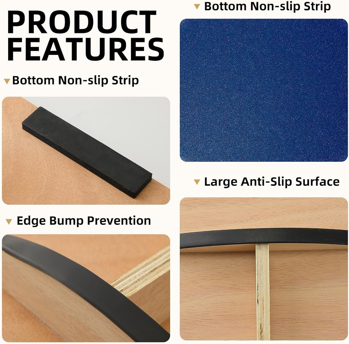Juoe Balance Board Wobble Board,Balance Toys para Physical Therapy
