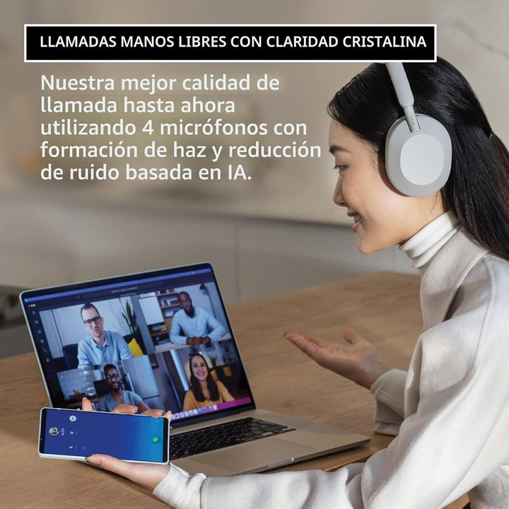 Sony WH-1000XM5 Auriculares con cancelación de ruido premium, optim...