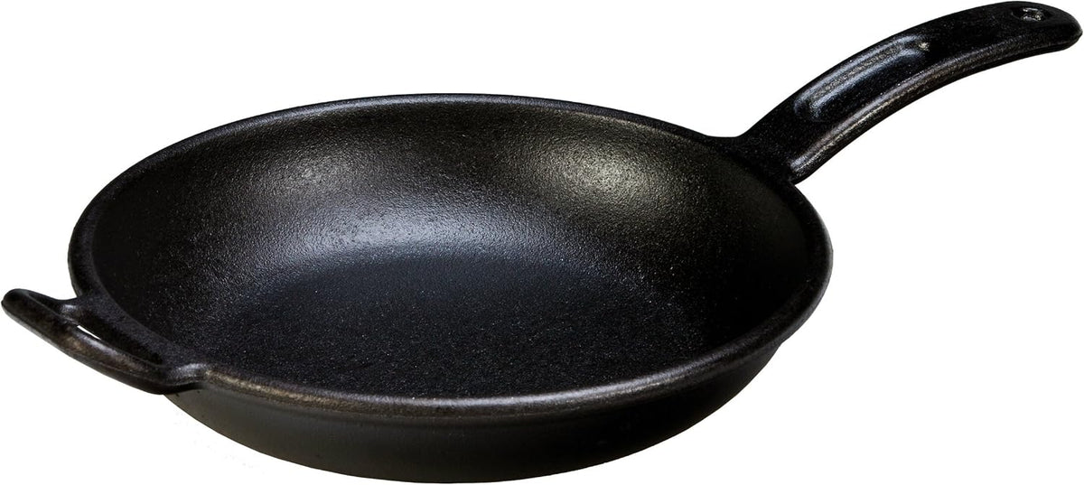 Lodge BOLD Sartén de hierro fundido sazonado de 10 pulgadas; utensilios de cocina de diseño vanguardista