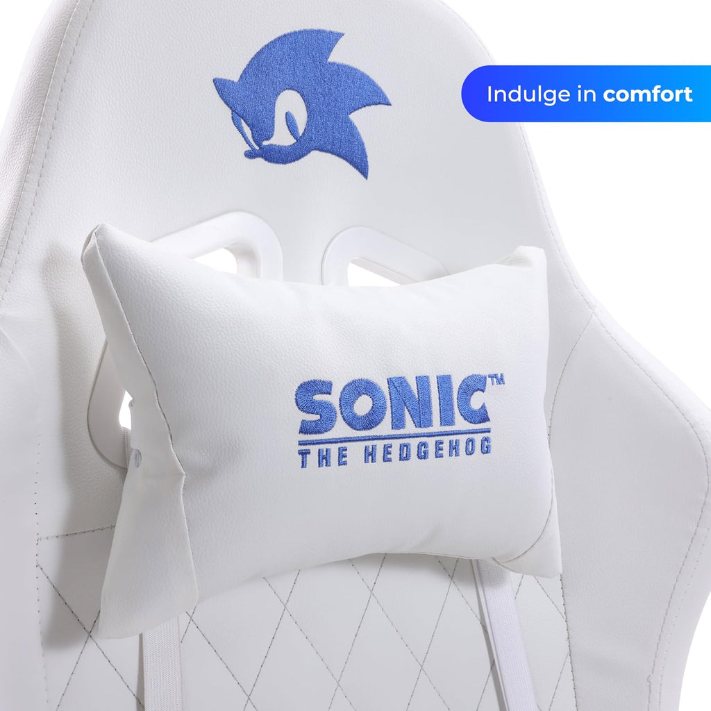 Sonic the Hedgehog - Silla reclinable para juegos con altura ajustable