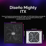 Cooler Master V850 Blanco SFX Gold ITX SFF Fuente de alimentación m...