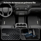 OEDRO Alfombrillas para Ford F-150 2015-2026 SuperCrew Cab 1er Banco