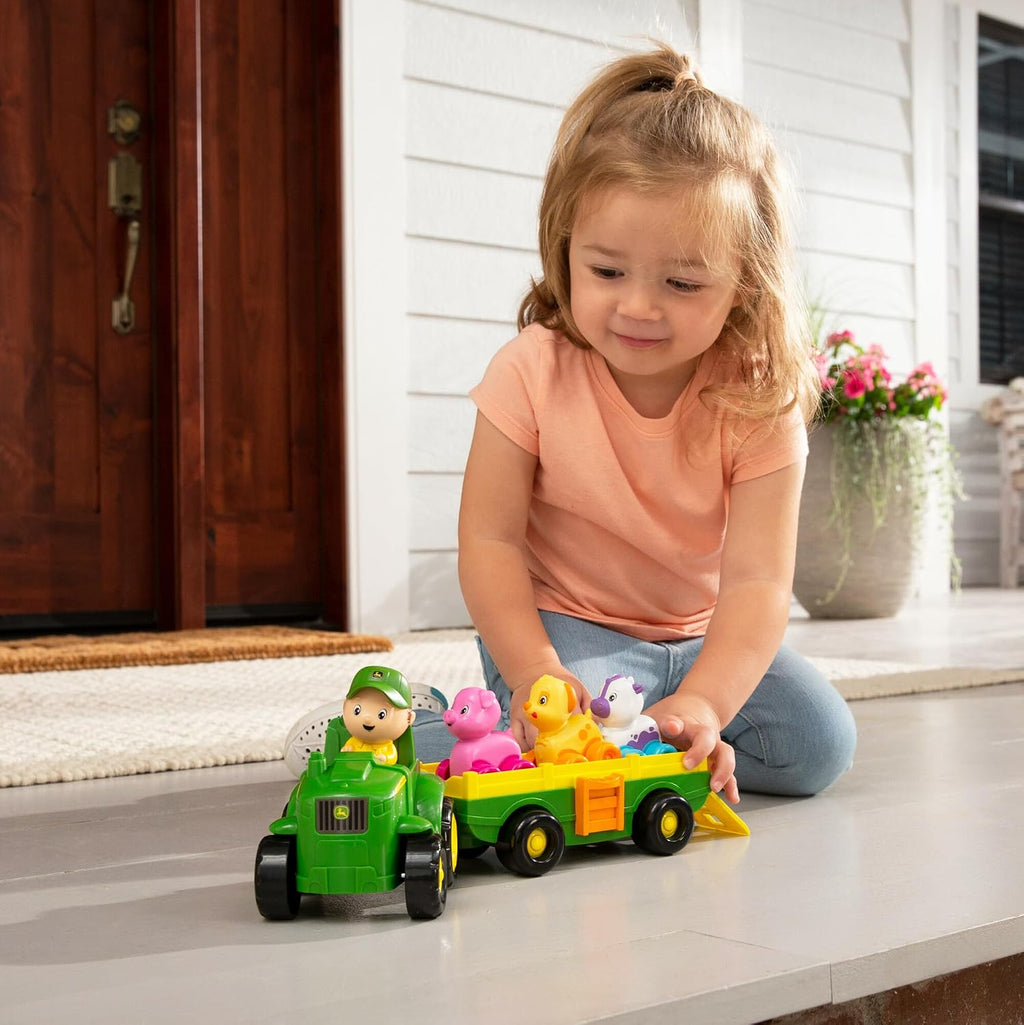 John Deere Animal Sounds Wagon Ride - Juguetes musicales para niños
