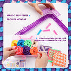 Kit de telar de tejer, juguetes para manualidades, artes y manualidades para niños y adultos, gran regalo de cumpleaños para niñas de 6, 7, 8 a 12 y 13 años de edad, kit de fabricación de telar para