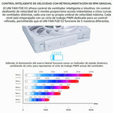 Lian Li HydroShift II OLED Enfriador de CPU líquido 360 curvo-Blanc...