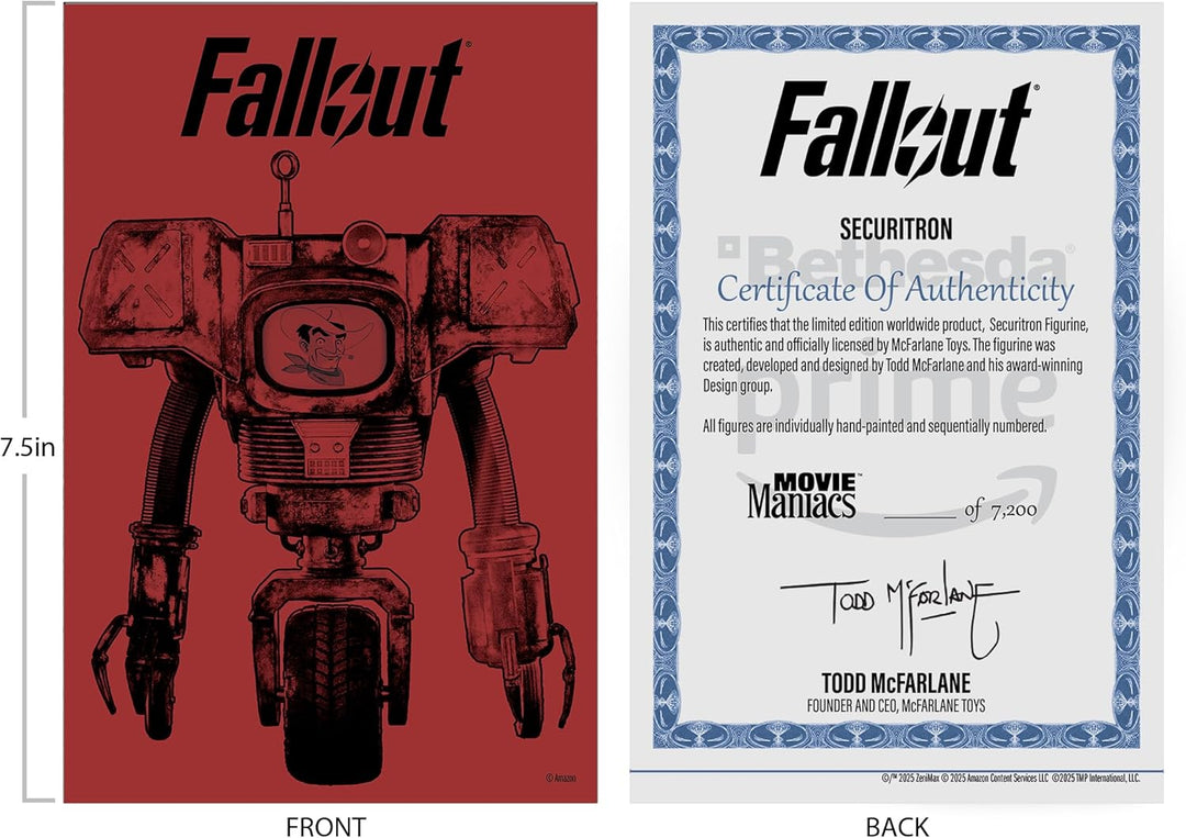 McFarlane Toys - Fallout Securitron Figura Posicionada de
