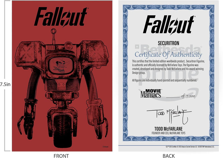 McFarlane Toys - Fallout Securitron Figura Posicionada de