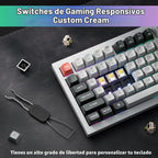 Teclado mecánico personalizado inalámbrico Keychron Q1 Ultra 8K 75%