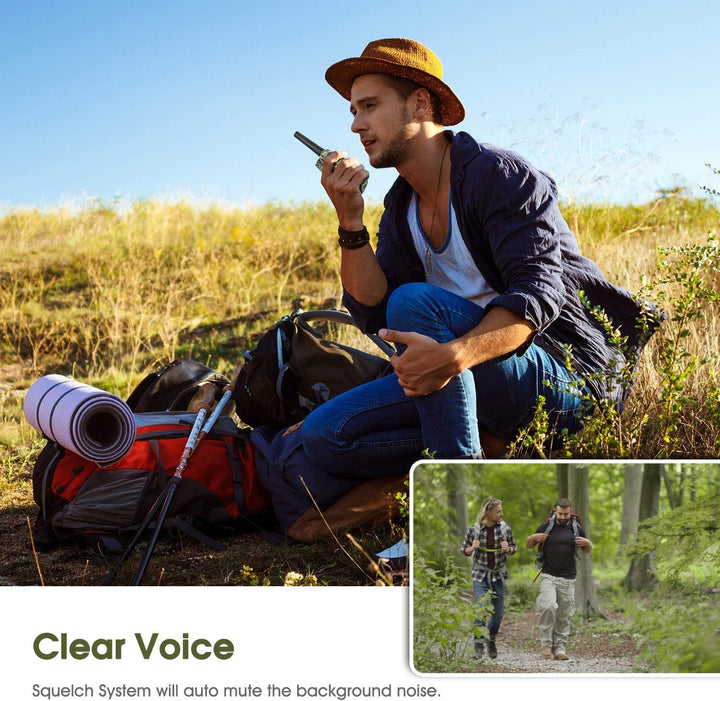 Accesorios de camping para radios de 2 vías, Topsung M880 FRS Walki...