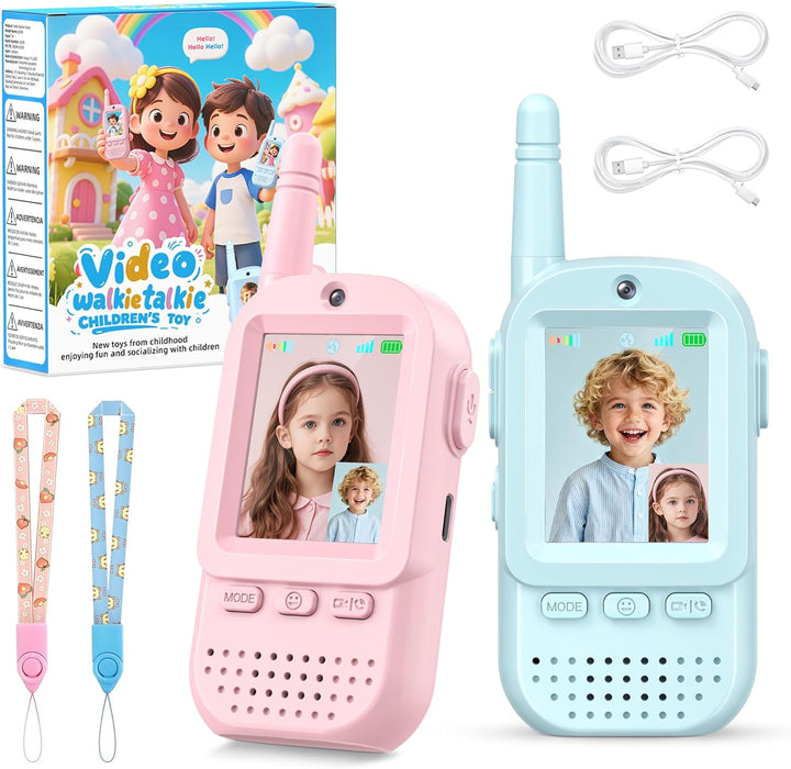 Walkie Talkies de video para niños, paquete de 2 \u2013 Walkie Talk...