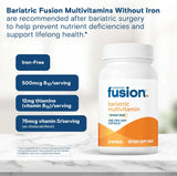 Bariatric Fusion Multivitamínico bariátrico sin hierro | 1 por día...