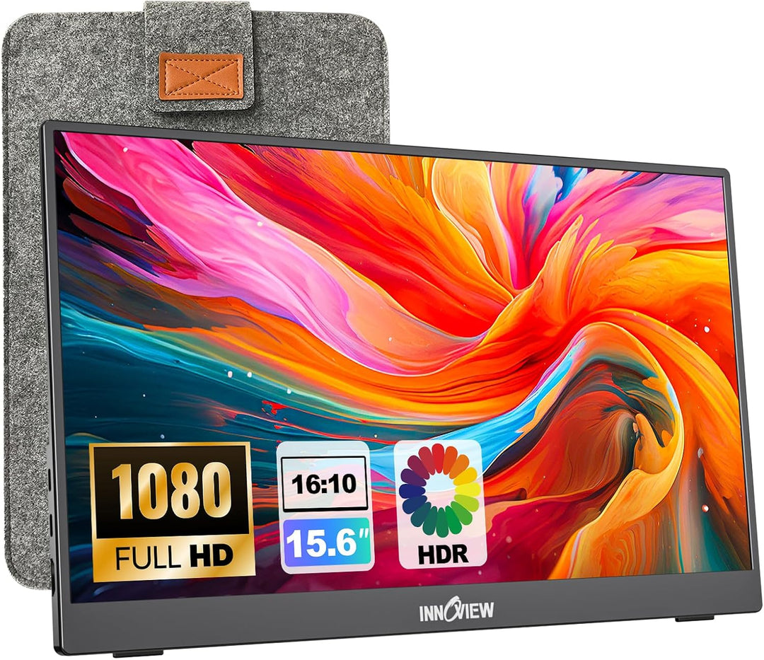 InnoView Monitor portátil de 15.6 pulgadas para portátil FHD 1080P...