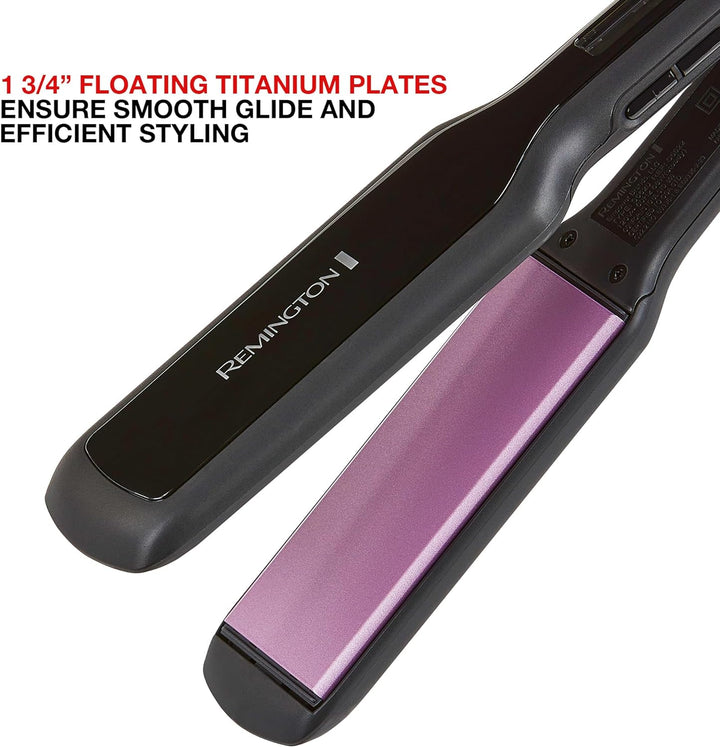 Remington Plancha plana de 1 3\/4 pulgadas, plancha de pelo con tec...