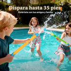 JOYIN Paquete de 18 pistolas de agua de 16.5 pulgadas, pistolas de agua a granel, piscina al aire libre de verano, patio trasero, juego de agua de playa, juegos de lucha y piscina