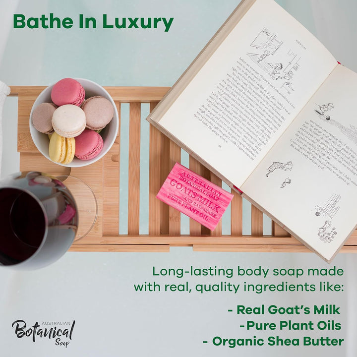 Australian Botanical Soap, Jabón Clásico de Leche de Cabra y Leche...