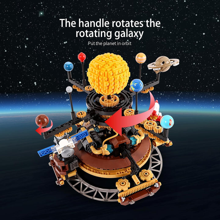 Juego de planetas de bloques de construcción del sistema