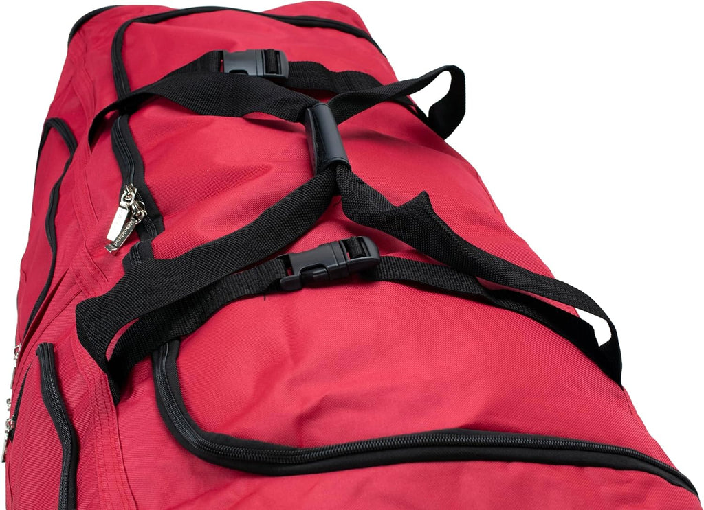 Bolso de viaje con ruedas Rockland Rolling Duffel, Negro, 22"