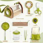 Kit de atrapador de insectos de madera para niños, juego de captura de insectos y explorador de insectos