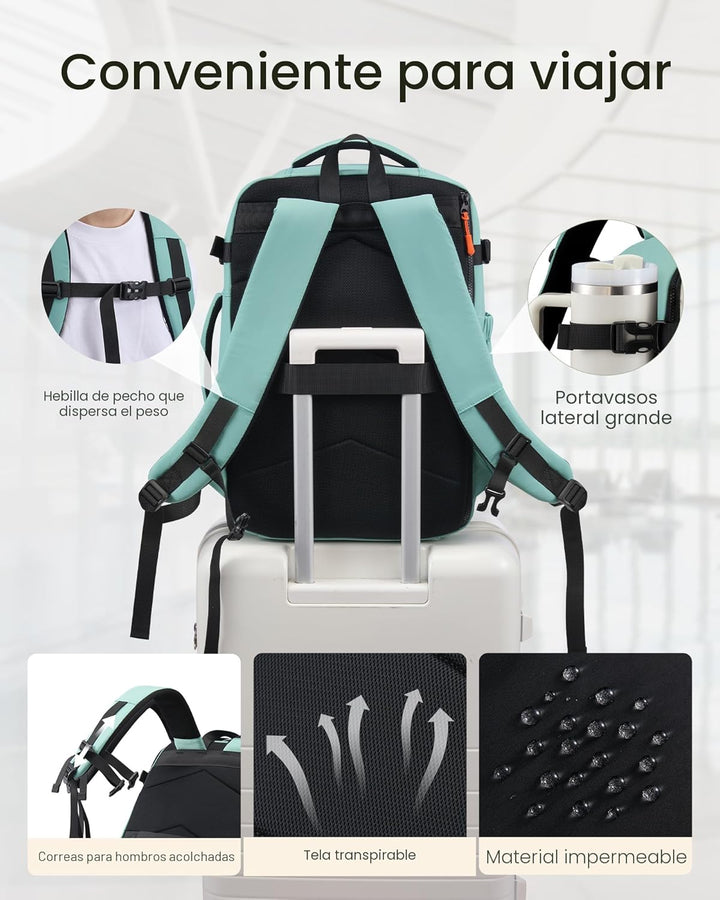 LOVEVOOK Mochila de viaje de 50 litros para mujeres y hombres, moch...