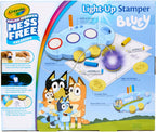 Crayola Magic Light Up Bluey Stamper Art Set, para colorear y estampado sin