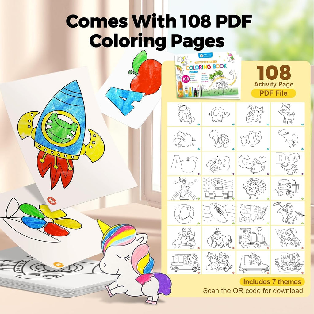 Jar Melo Crayones jumbo para niños pequeños, 12 colores TwistJoy, lápices no tóxicos lavables fáciles de sostener de gran tamaño, regalo para niños y niñas de regreso a la escuela
