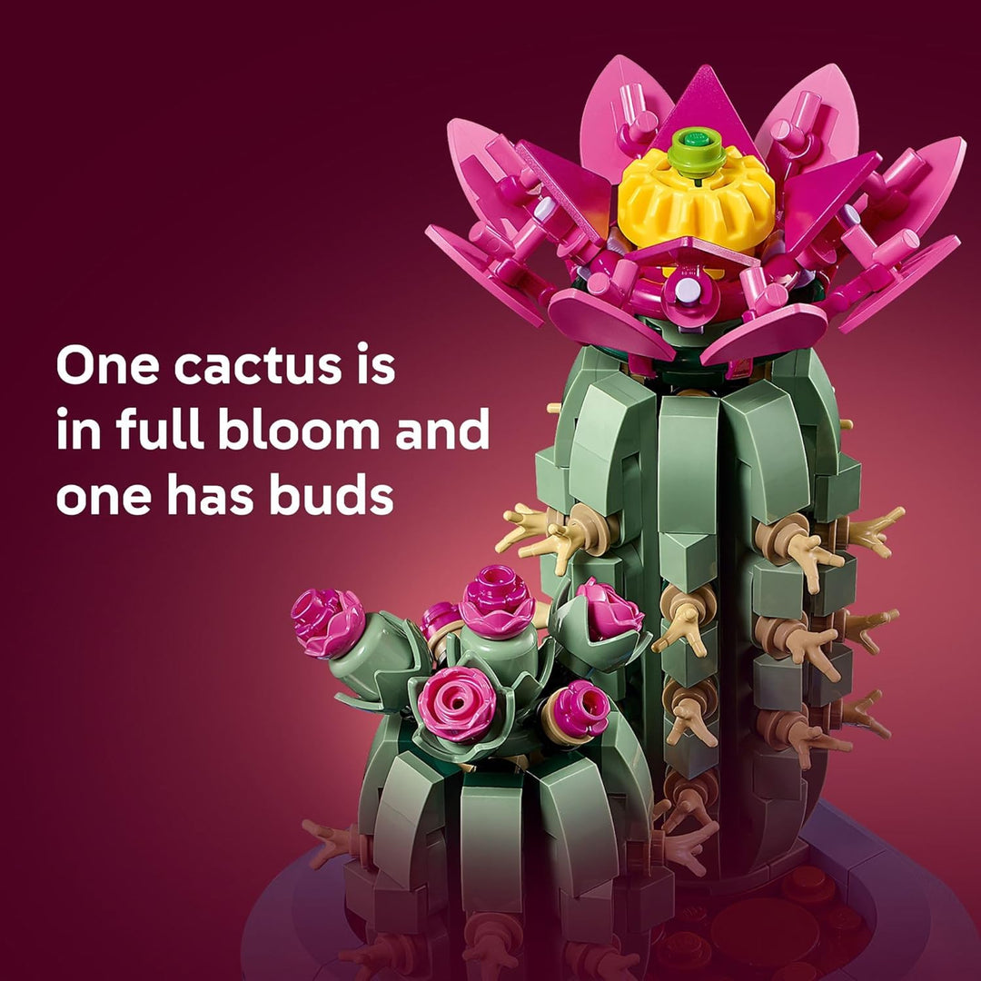 LEGO Botanicals - Juguete de construcción de cactus con