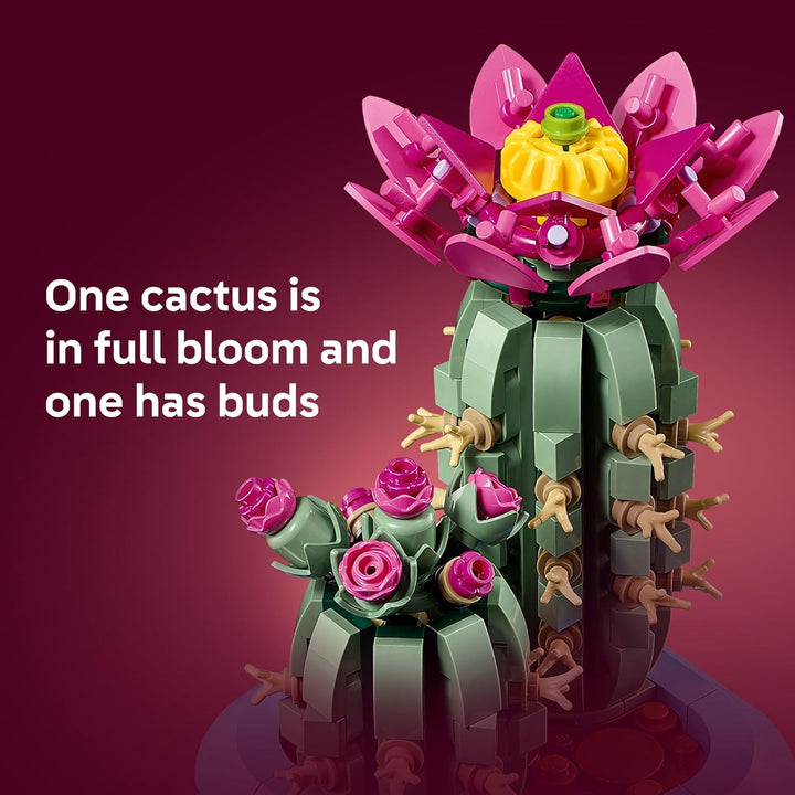 LEGO Botanicals - Juguete de construcción de cactus con