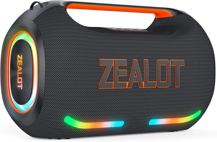 ZEALOT Altavoz Bluetooth portátil ruidoso, actualización de 350 W M...