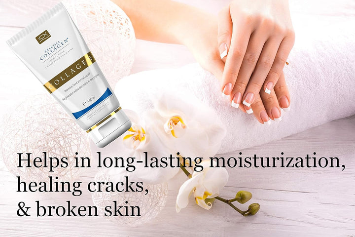 Salcoll Pure Bioactive Crema de manos reparadora de colágeno antien...