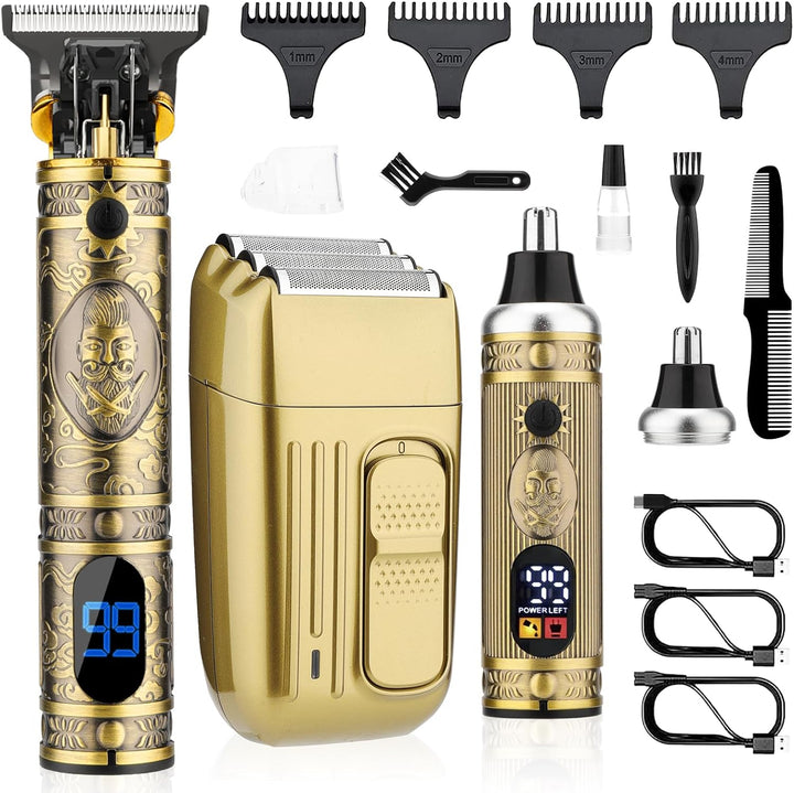 Saoilli Cortador de pelo profesional para hombres, juego de cortape...