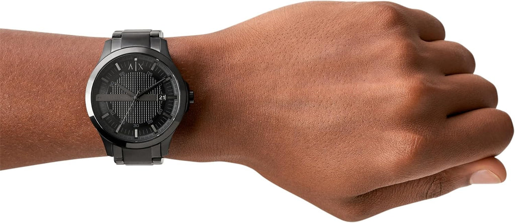 A|X ARMANI EXCHANGE - Reloj de cuarzo para hombre, de acero inoxidable, de vestir