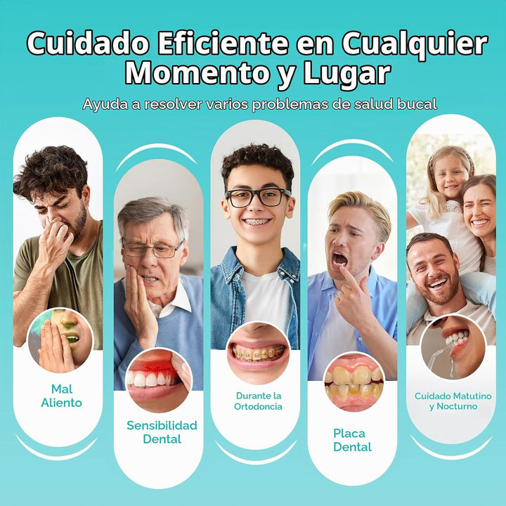 COSLUS Flosser dental de agua para dientes C30 (FC5360): 4 modos in...
