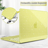 MEEgoodo Funda con purpurina para MacBook Neo de 13 pulgadas versió...