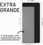 Esterilla de entrenamiento grande – Tapete de ejercicio extra grueso de
