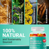 BIO VITALICA Gomitas de musgo marino con saúco BioVitalica - Vitami...