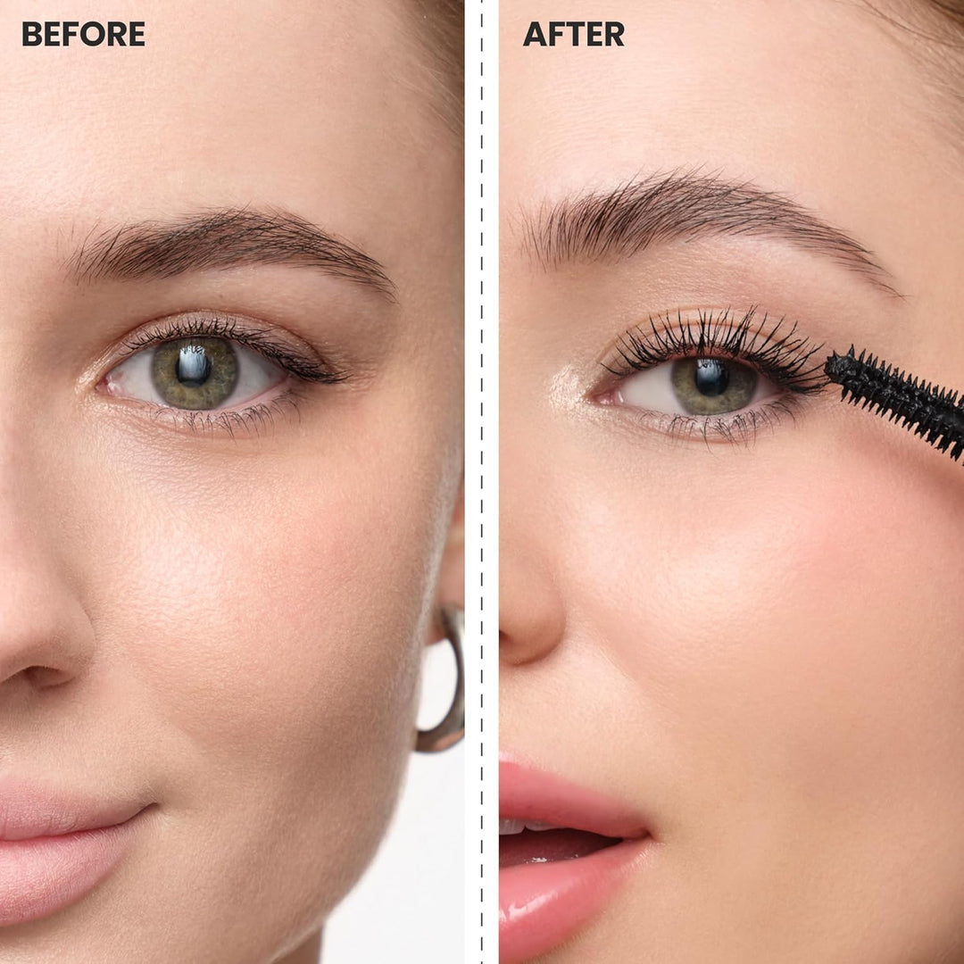 Wonderskin Máscara de pestañas negra para volumen, longitud y rizo,...