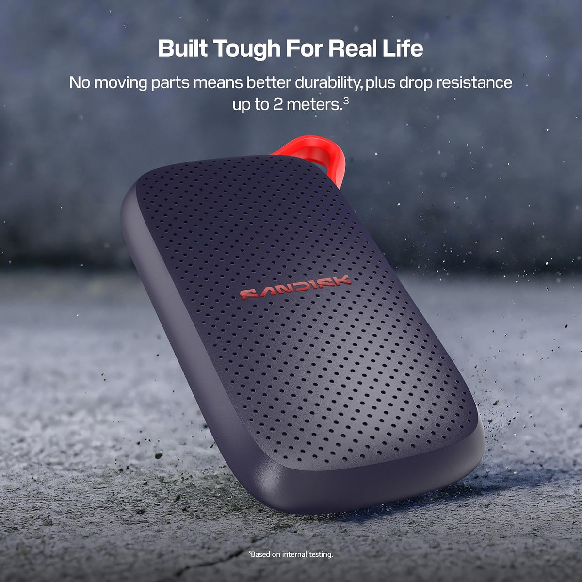 Sandisk SSD portátil de 2 TB, velocidades de lectura de hasta 1000...