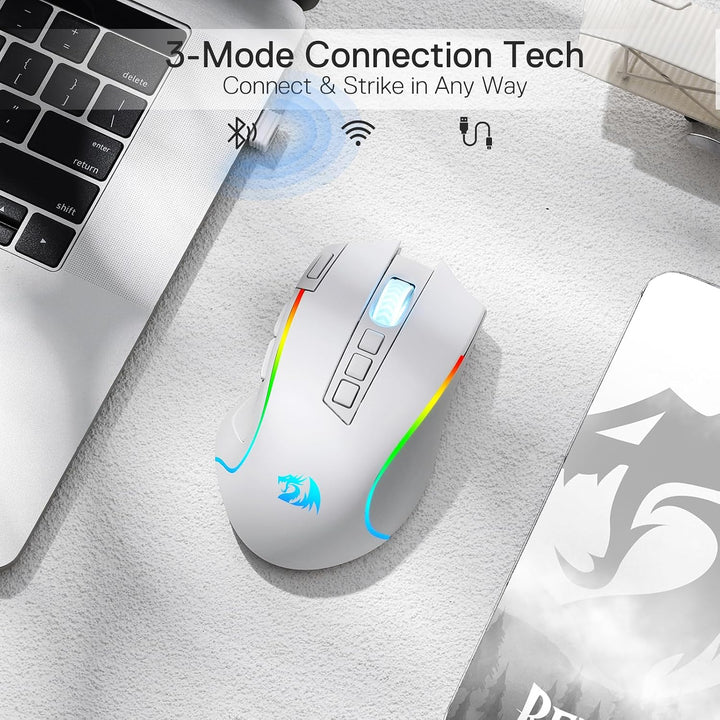 Redragon M612 PRO RGB - Mouse para videojuegos, 8000 DPI, con cable...