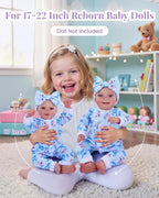BABESIDE Ropa de muñeca Reborn para muñecas de 17 a 22 pulgadas, 5...