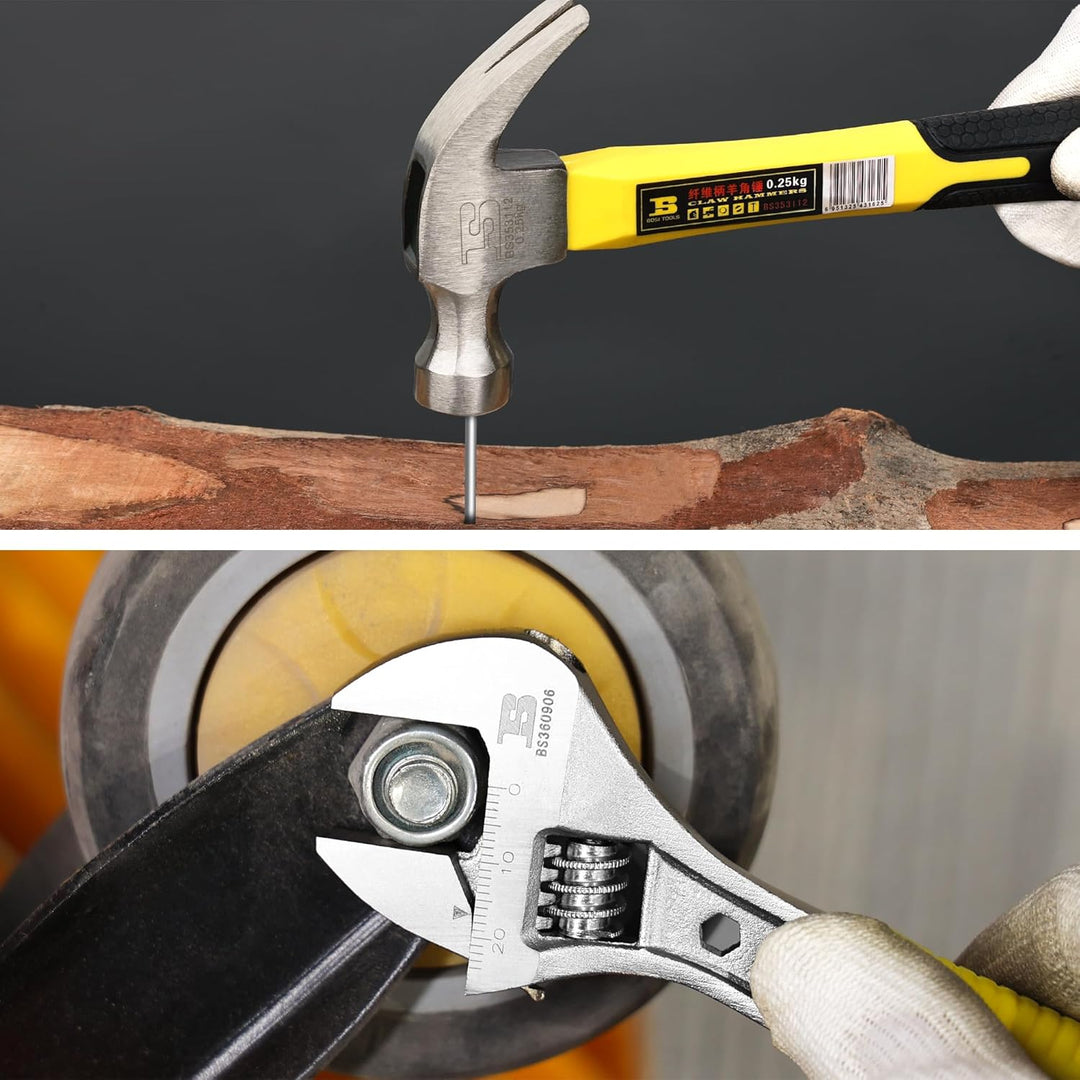 B BOSI TOOLS Juego de herramientas de 142 piezas, kit de herramient...