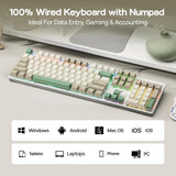 MechLands Aula S500 Teclado para juegos con cable, teclado mecánico...