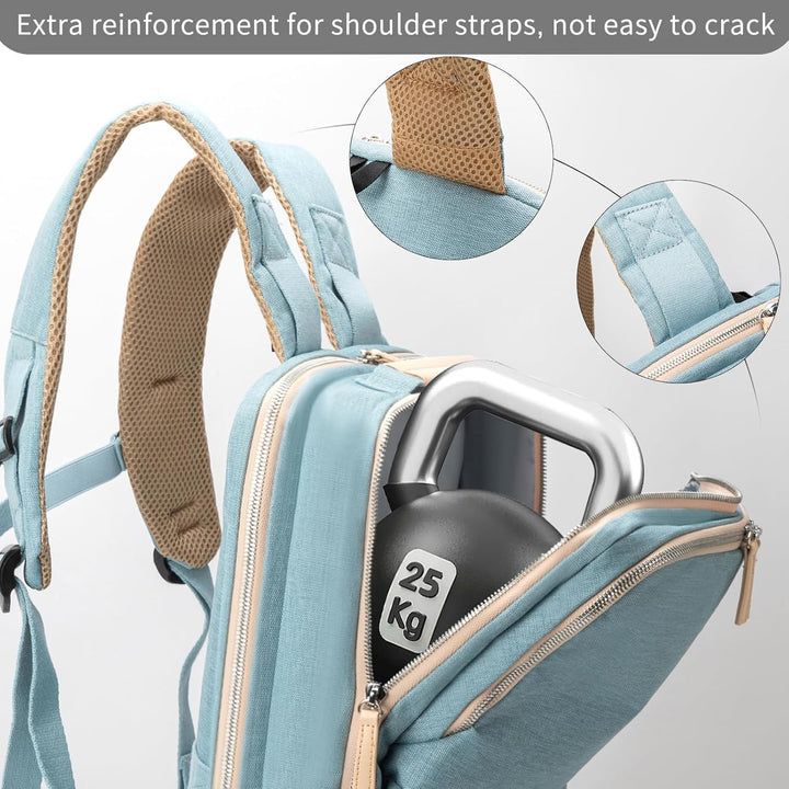 Nobleman - Mochila para portátil de viaje para hombres, resistente...