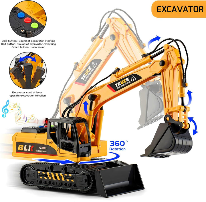 Paquete de 2 camiones grandes de ingeniería de