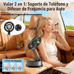 Soporte de teléfono de coche para iPhone 18 Pro Max, soporte de teléfono con succión, soporte magnético al vacío para teléfono [95+libras de succión fuerte y 2400gf magnético fuerte] para