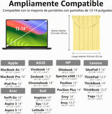 Funda acolchada para laptop de 13 a 14 pulgadas, color amarillo, fu...
