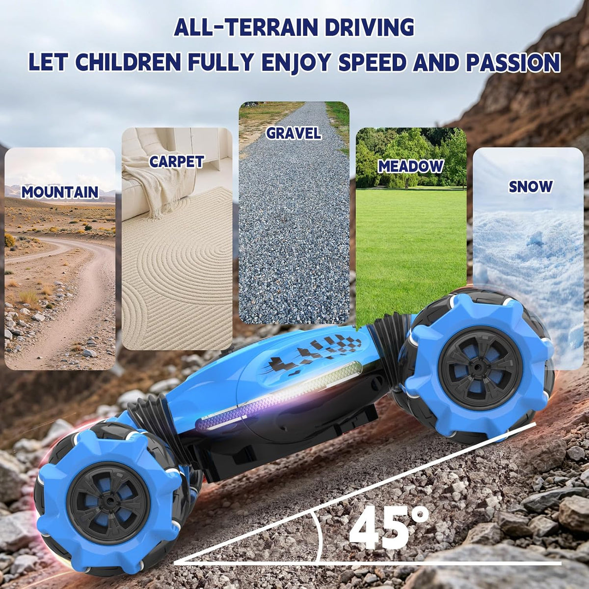 Remote Control Car - RC Drift Car Gesture Sensing Toy Boy Age 6-8-12 Gifts