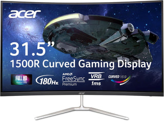 Acer Nitro 31.5 pulgadas FHD 1920x1080 Curvo 180Hz Monitor para jue...